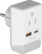 Ceptics US to Israel Jerusalem, Palestine, Gaza Strip Adapter-Type H AP-14