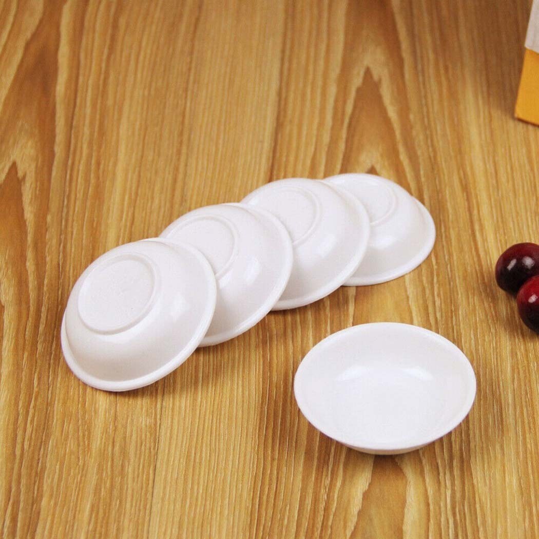 40pcs Dipping Soy Sauce Cup Plastic Sauce Bowl Seasoning Dish Appetizer-Plates