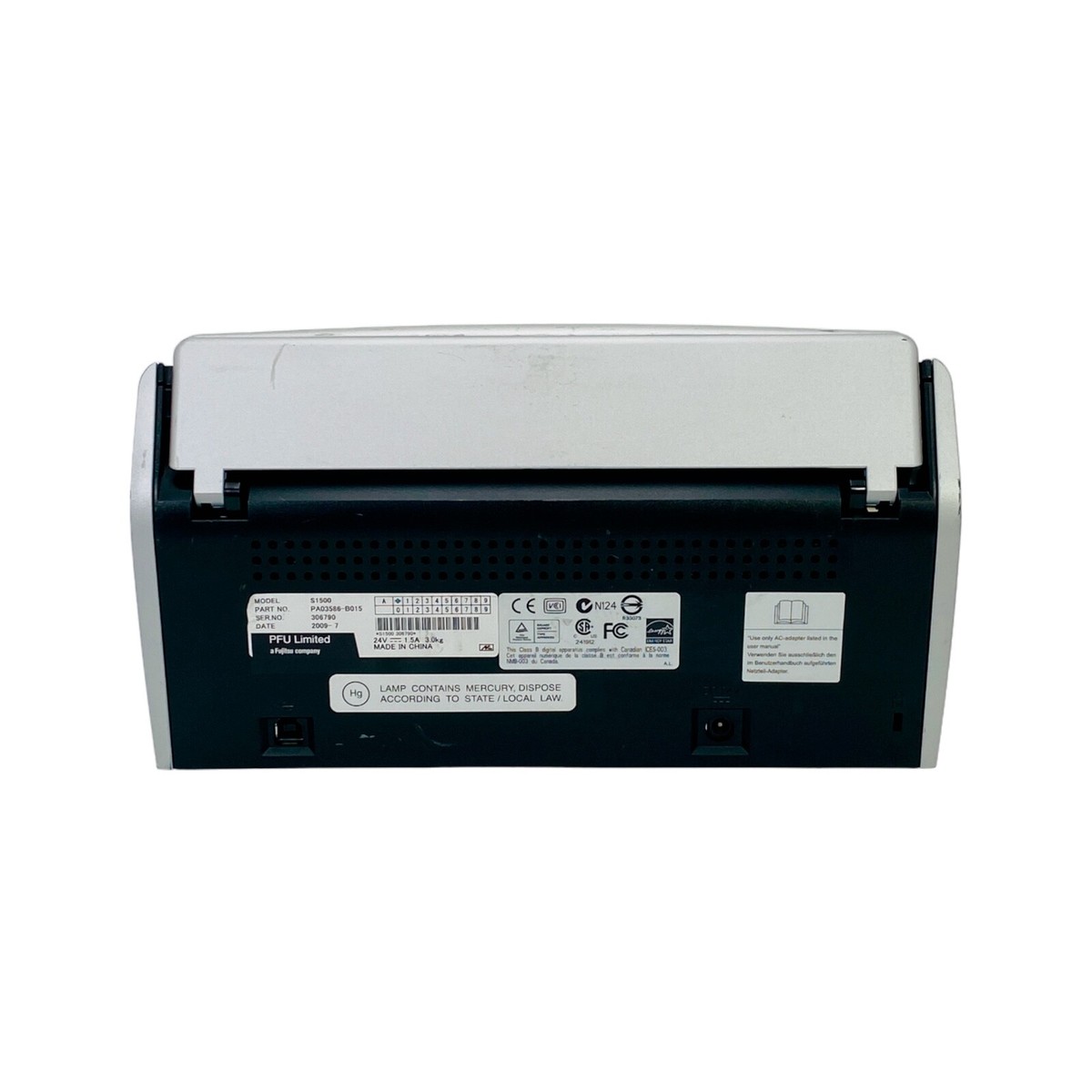 Fujitsu ScanSnap S1500 Sheetfed Duplex Color Document Scanner