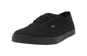 VANS-Authentic-Lo-Pro-Black-Canvas-Lace-Up-Athletic-Sneakers-Adult-Men-Shoes