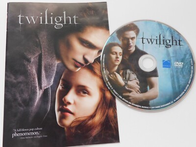 Twilight (Kristen Stewart WS VG 2008) DVD Disc & Cover Art, No Case, Ships Free.