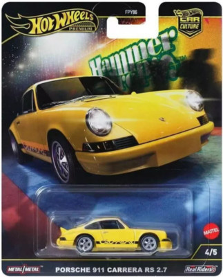 Hot Wheels Premium PORSCHE 911 CARRERA RS 2.7 HAMMER DROPS CAR CULTURE