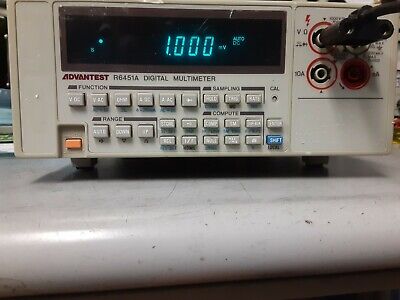 Advantest R6451A Digital Multimeter TESTED! RS-232 Made in Advantest R6451A Digital Multimeter TESTED! RS-232 Made in