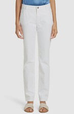  298 Lafayette 148 New York Women's White Stretch Curvy Fit Jeans Pants Size 0