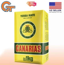 YERBA MATE CANARIAS   1 KG /2.2 LB - FREE SHIPPING FROM USA