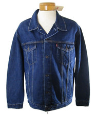 NWT Levis Mens Denim Trucker Jacket XXL Dark Wash 723344216 MSRP 89