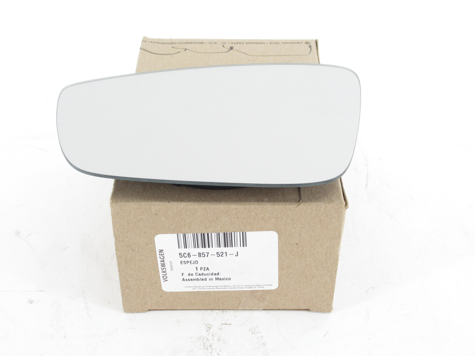 Genuine OEM Volkswagen 5C6-857-521-J Driver Side Outside Mirror 