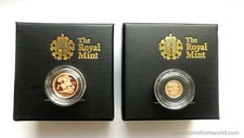 Great Britain UK 2013 Quarter & Half Sovereign Collection 2 x Gold Coin SET