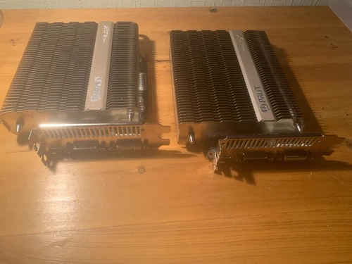 2 x NVIDIA  PALIT  GTX 750TI 2GB KALMX  SILENT  100% GWO FREE signed delivery!