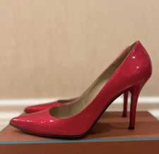 SEXY Stuart Weitzman Patent Leather “Fever” Pumps Red Size 8