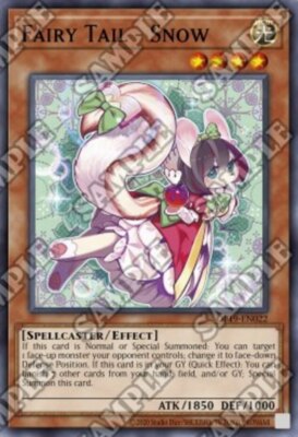 Yugioh! Fairy Tail - Snow - OP19-EN022 - Common - Unlimited Near Mint, English