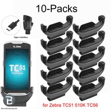 10-Packs TYPE-C CLIP ON CHARGER for Zebra TC51 TC56 TC52 TC57 ADPTR-TC56-USBC-01