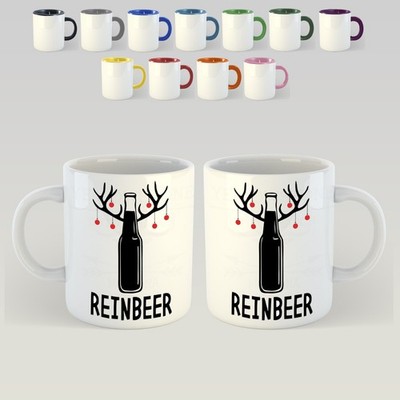 11 Unzen - Reinbeer - lustiger Humor Neuheit festliche Feiertage Geist Geschenk lustiger Schlitten