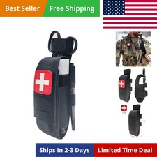 Tactical Tourniquet Pouch Holder TQ Tourniquet Case Trauma Medical Shear Pouc...