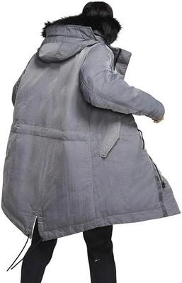 Nike Sportswear Down-Fill Parka Kapuzenjacke Grau BV4751 021 Gr. M/L