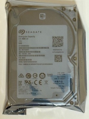 Seagate ST1000NX0453 Enterprise Capacity 1TB 7.2K SAS 12Gb/s 128MB 2.5'' HDD