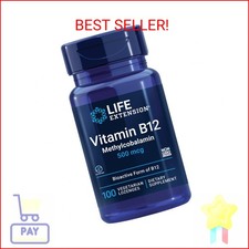Life Extension Vitamin B12 Methylcobalamin 50...