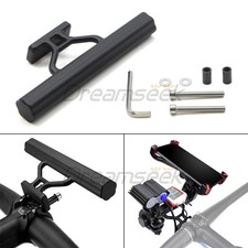 Bike Handlebar Extender Extension Bicycle Bar Mount Headlight GPS Holder Bracket