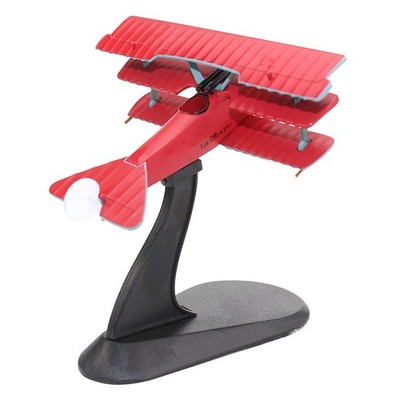 Fokker Dr.I Triplane Red Baron Model Aircraft 9cm Alloy Display Toy 1/72 Scale