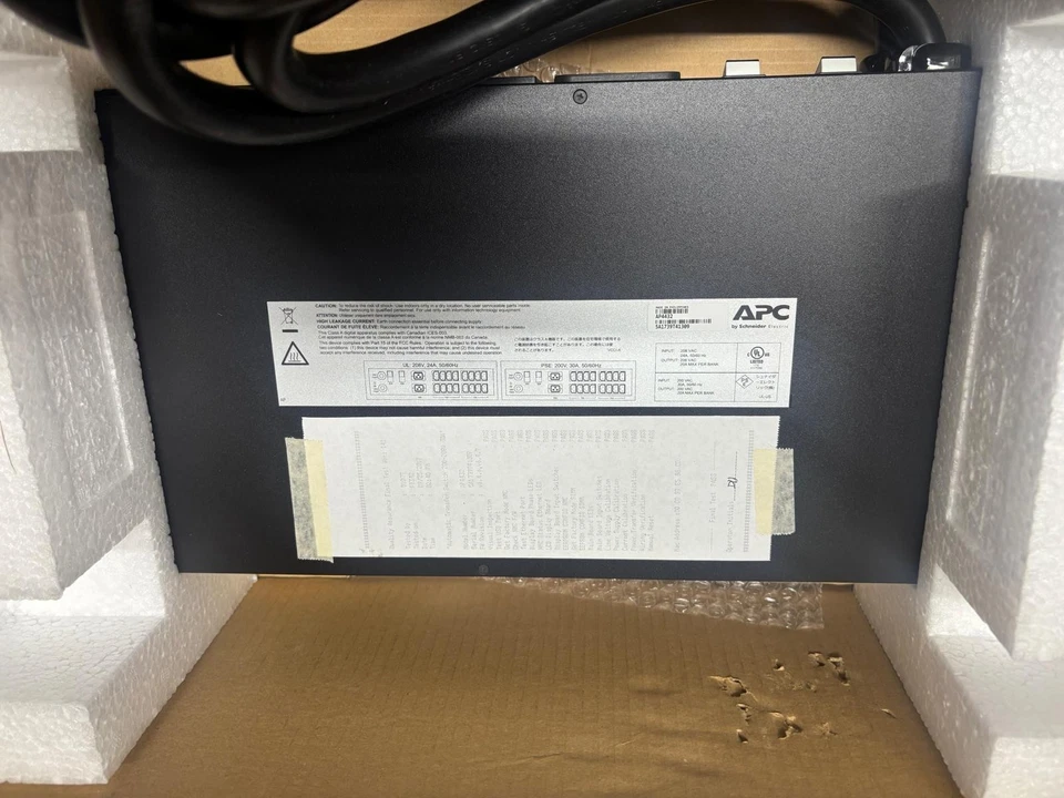 APC AP4432, RACK ATS, 200/208V, 30A Automatic Transfer Switch - Image 3 of 4