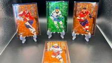2025-26 Upper Deck Series 2 - Lot de 4 - Dazzlers Orange-Green Lund Bobrovsky