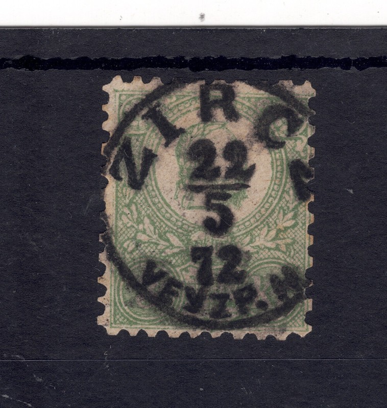 HUNGARY Scott # 2 USED / SUPERB 3 Kreuzer Emperor Joseph w/ Nice Cancel SCV $625