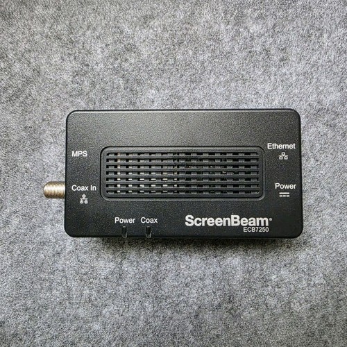 ScreenBeam ECB7250 MoCA Powerline Ethernet Adapter with Coaxial and RJ-45 Ports