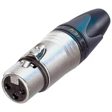 Rapco Neutrik XX-Series XLR 3-Pin Inline Connector Gold Contacts Female