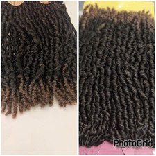14 Zoll 12 Strähnen/Packung Passion Twist gehäkelte Zöpfe Verlängerung ombre Haar