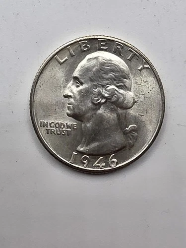 *SILVER* 1946-D  Washington Quarter -《Great Way To Buy Silver!!》