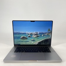 MacBook Pro 16 Silver 2021 3.2 GHz M1 Max 10-Core CPU 32-Core GPU 64GB 2TB SSD