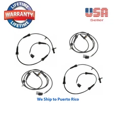 SET OF 4 Rear AND FRONT ABS Wheel Speed Sensors FOR Nissan Juke 2011-2017 AWD