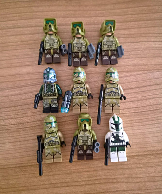 LEGO Star Wars 41st Elite Kashyyyk Original Clonetrooper 9 Figuren Konvolut