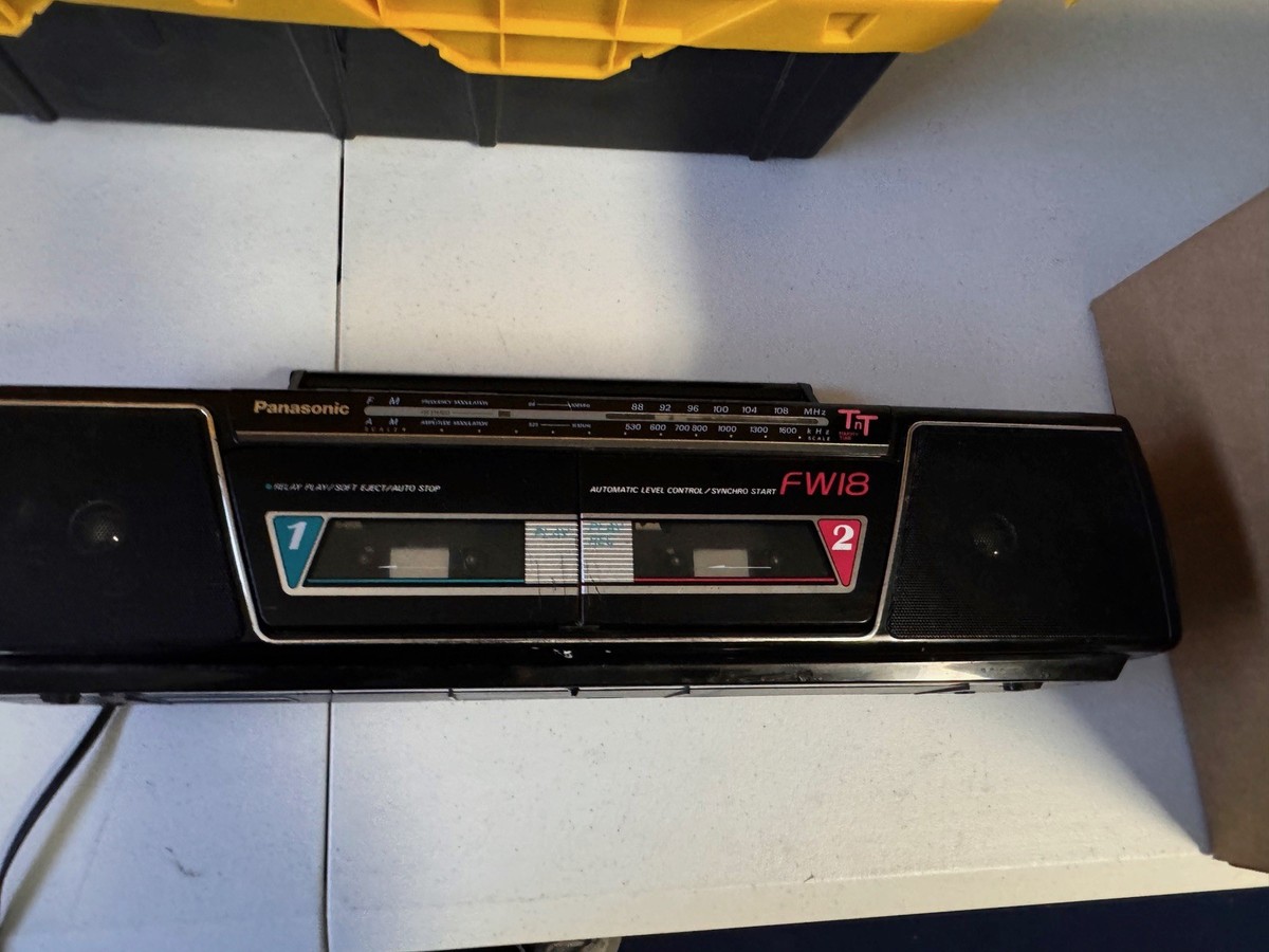 CASSETTE TAPE PLAYER Panasonic FW18 TNT | eBay