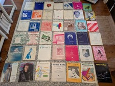 Lot of 42 Antique/Vintage Sheet Music Songs