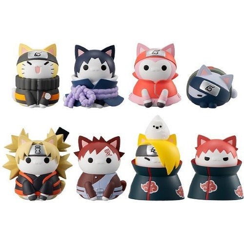 Naruto Shippuden Nyaruto Akatsuki Battle Rush Cat Megahouse 1-Inch