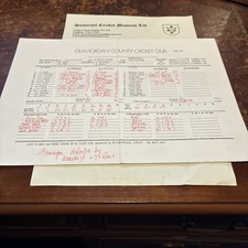 Scorecard 1982 - Glamorgan v Pakistan