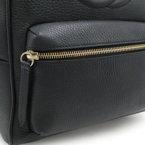 GUCCI Soho Interlocking Backpack 536192 Black Lea… - image 8