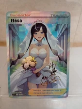 Elesa Pokemon Anime Waifu Sexy Goddess Doujin Card 