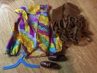 Vintage Mattel 1971-72  Live Action Ken #1159 Shirt Shoes Fringe Vest Hanger