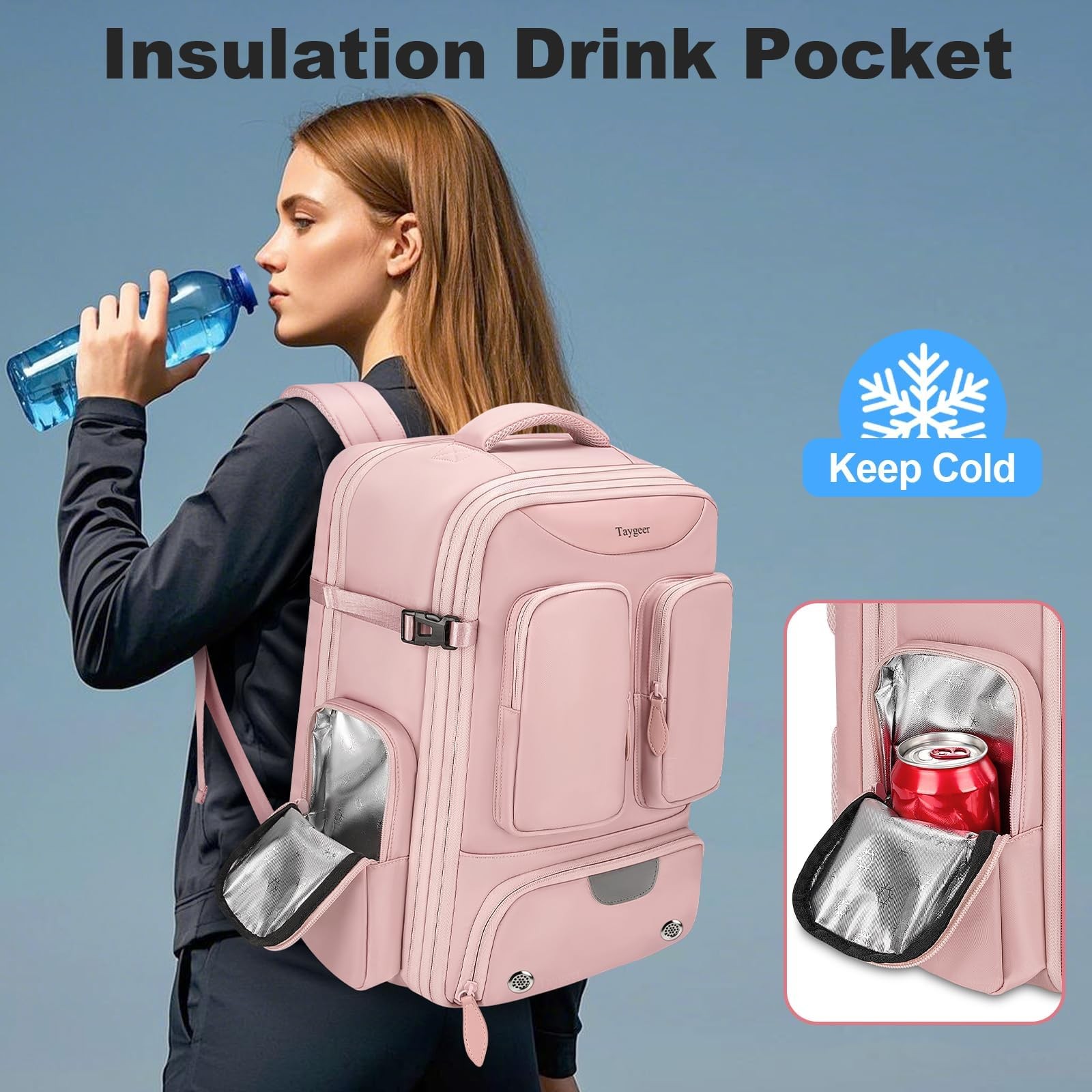 Vacuum Backpack, Expandable Vacuum Seal Carry on … - image 8