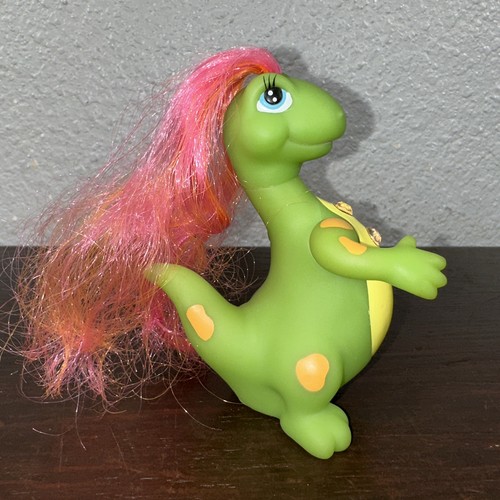 Darlin' Dinos 1992 Gem Dazzlers ~ Bronte Brontosaurus Long Hair Style ~ Meritus - Picture 2 of 4