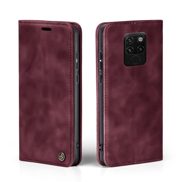Handy HüLle FüR Huawei Mate 20 Klapp Magnet Smartphone Cover Case Rot-image
