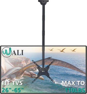 Long Arm TV Ceiling Mount, Fits Most LED, LCD, OLED and Plasma Flat Screen Displ