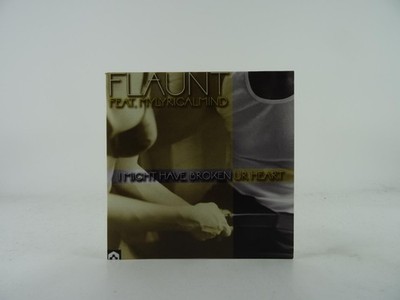 FLAUNT FT MYLYRICALMIND I MIGHT HAVE BROKEN UR HEART (A2) 5 Track Promo CD Singl