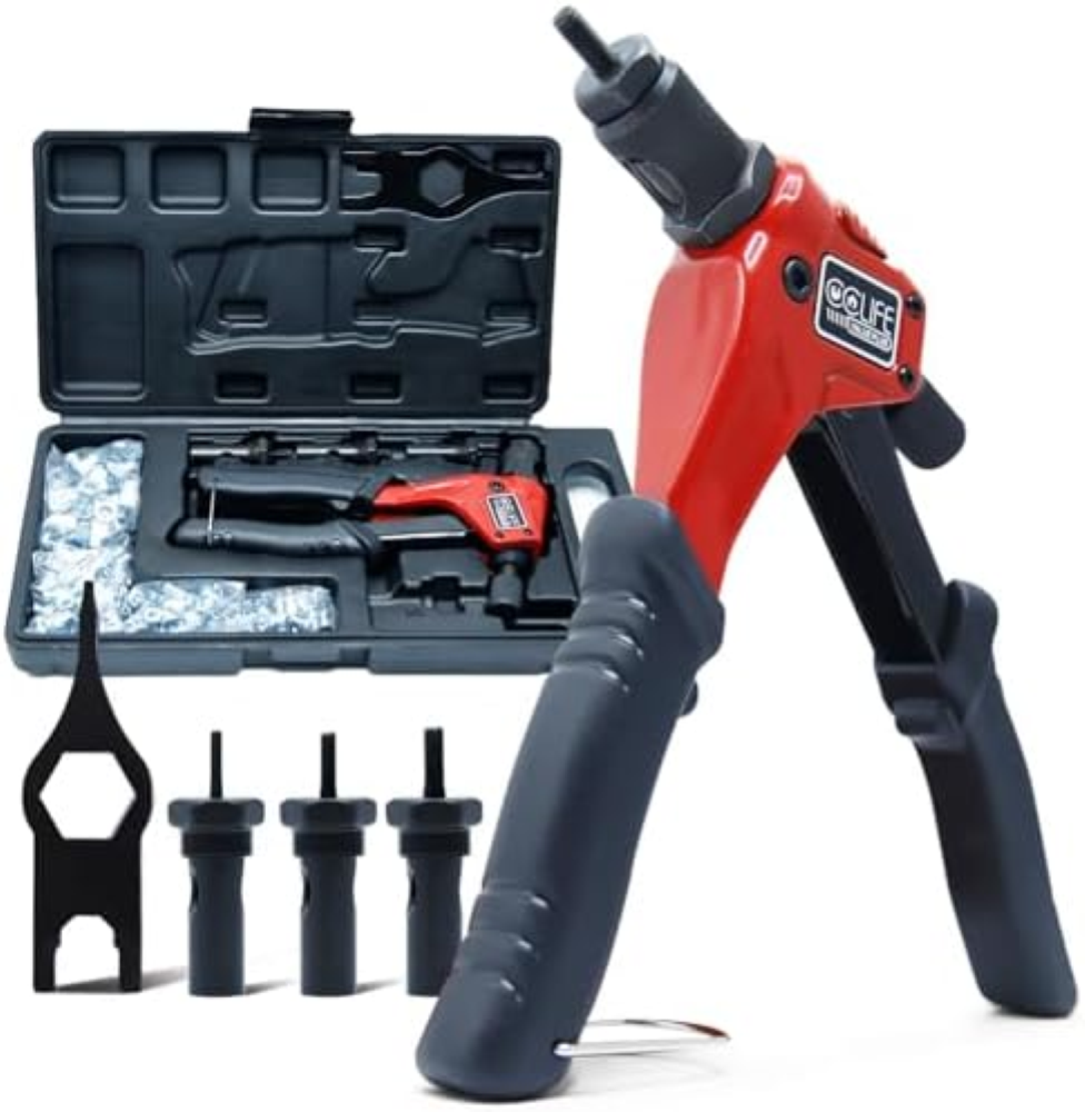 CCLIFE Rivettatrice Manuale Pistola Rivettatrice Professionale Pistola per Rivet