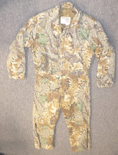 WALLS BLIZZARD PRUF THERMAL INSULATED ADVANTAGE CAMOUFLAGE COVERALLS LARGE