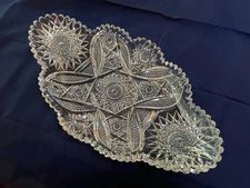 ENDING SOON! Hawkes American Brilliant Period ICE  CREAM Tray 13 1/2.”  Perfect!