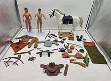 Gabriel Lone Ranger And Tonto Lot With Horse And Parts and Accessories Mixed