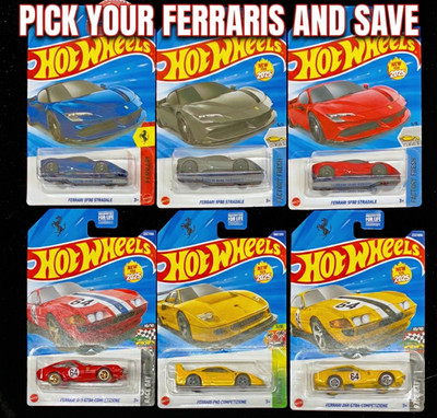Ferrari Hot Wheels - You Pick Your Cars, Add to Cart and Checkout, $1 Combo Ship